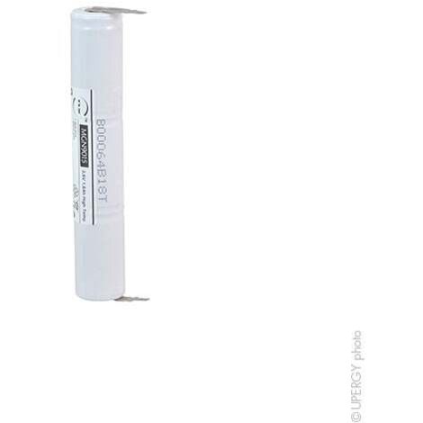 NX - Batterie eclairage secours 3xSC ST4 Faston 4.8mm+ 2.8mm 3.6V 1.6Ah