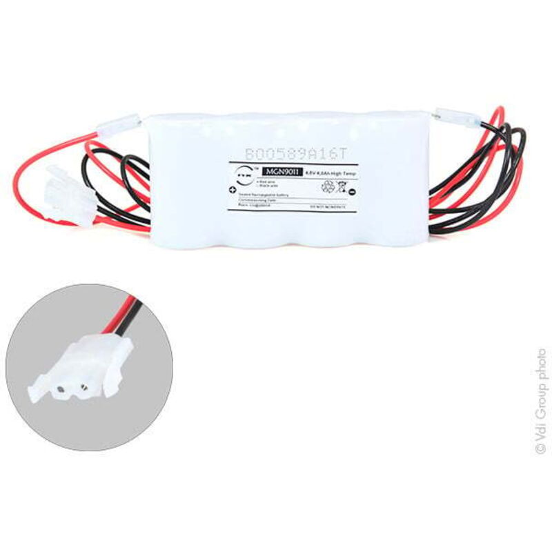 NX - Batterie eclairage secours 4xD ST1 + amp 4.8V 4Ah