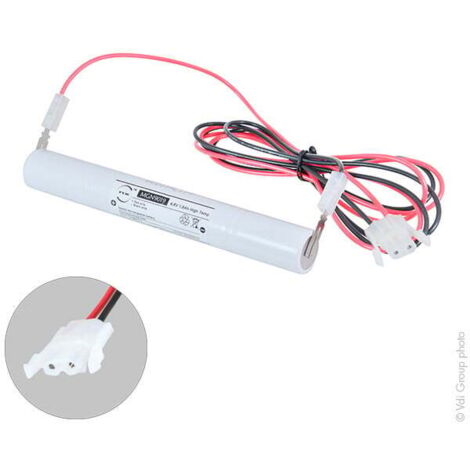 NX - Batterie eclairage secours 4xSC ST4 + AMP 4.8V 1.6Ah