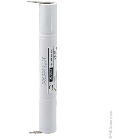 NX - Batterie eclairage secours 4xSC ST4 Faston 4.8mm (+2.8mm) 4.8V 1.6Ah