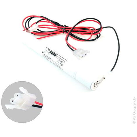 NX - Batterie eclairage secours 5xSC ST4 + AMP 6V 1.6Ah