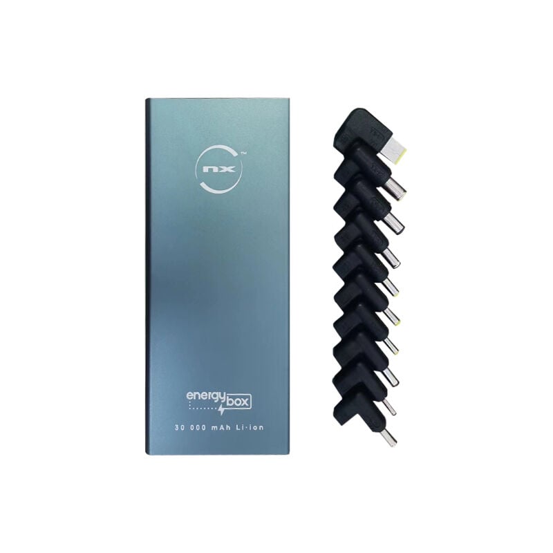 Batterie externe 30 000mAh 111Wh / 100W - Compatible ordinateurs portables - NX