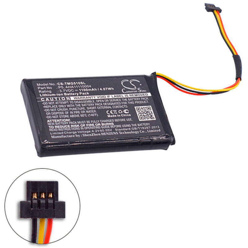 Batterie gps compatible Tomtom 3.7V 1100mAh - AHA11110004P5P6 - NX