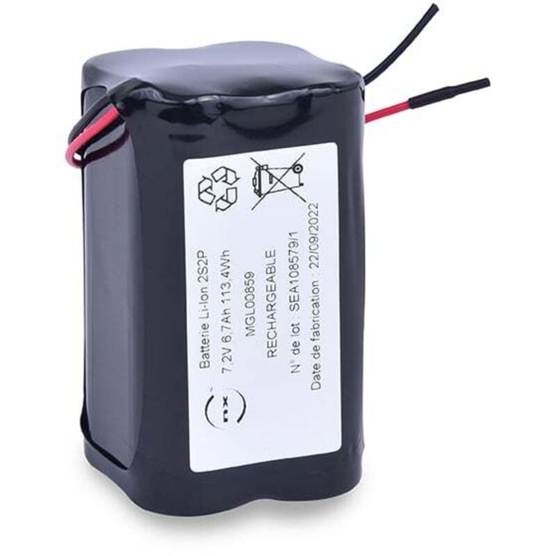 NX - Batterie Li-Ion 4x 18650 2S2P ST2 7.2V 6.7Ah - 24AWG