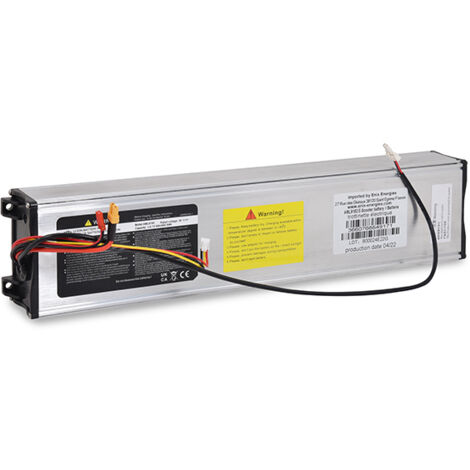 NX – Batterie Li-Ion compatible Xiaomi M365 Pro 36V 12.8Ah – Technologie Lithium-ion – Dimensions 390x87x50mm – Poids 2,5kg