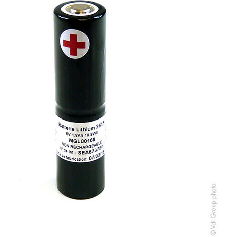 NX - Batterie lithium 2x CR17335 2S1P ST4 6V 1.8Ah PP
