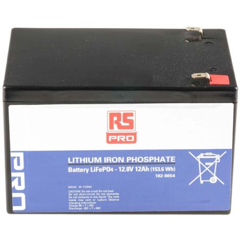 NX – Batterie Lithium Fer Phosphate 12V 12Ah – Tension 12,8V – Technologie LiFePO4 – Conforme UN38.3 pour transport aérien