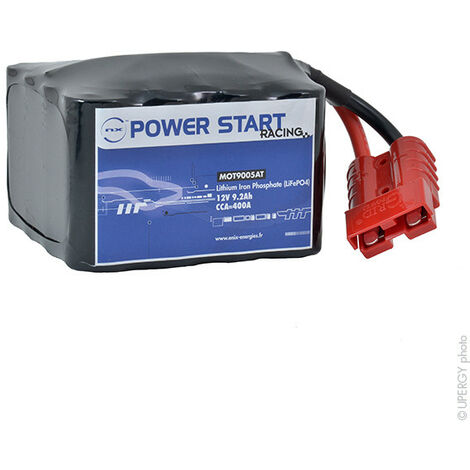 Chargeur batterie lithium power start racing 12v 46ah