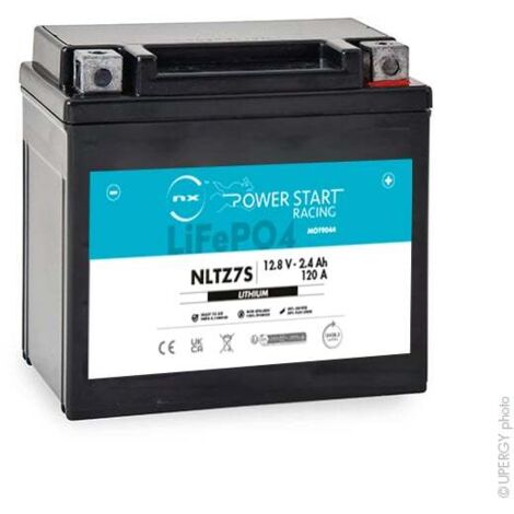 NX - Batterie moto Lithium YTZ7S / NLTZ7S 12.8V 2.4Ah
