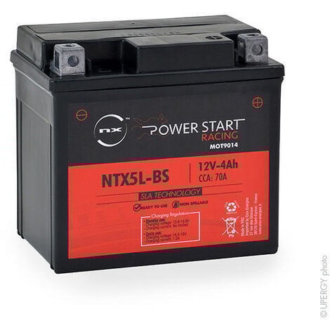 NX - Batterie moto YTX5L-BS / NTX5L-BS 12V 4Ah