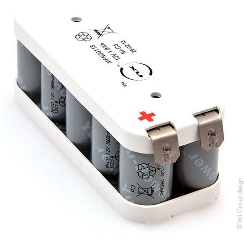 NX - Batterie NiCd 10x sc 10S1P ST2 12V 1.8Ah Cosse