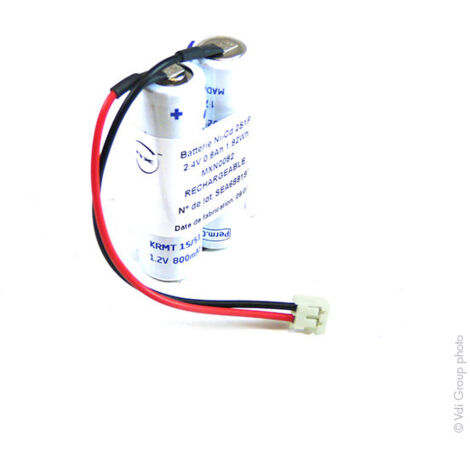 NX - Batterie NiCd 2x  AA  VST  2S1P 2.4V 800mAh JST