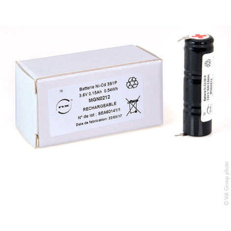 NX - Batterie NiCd 3x 1/3AA  3S1P ST4 3.6V 150mAh P2