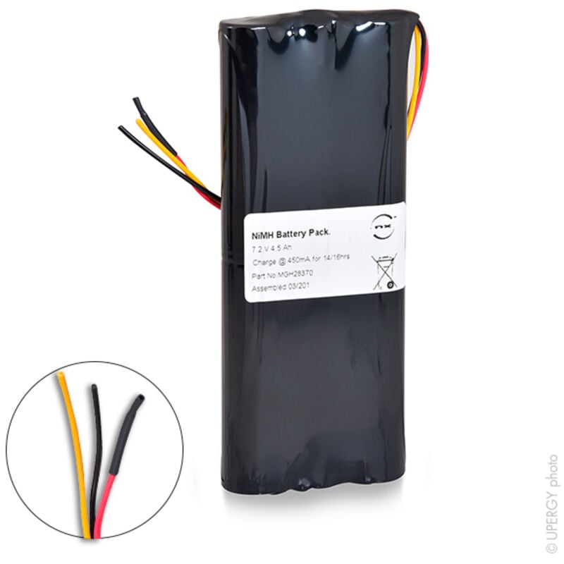 Batterie NiMH 6x 4/3A hr 6S1P ST5 7.2V 4.5Ah Wire - NX