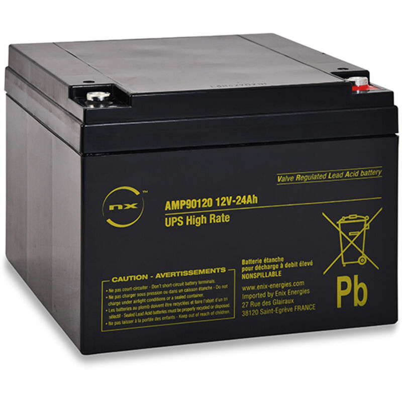 Batterie onduleur (ups) 24-12 ups High Rate 12V 24Ah M5-F - NX
