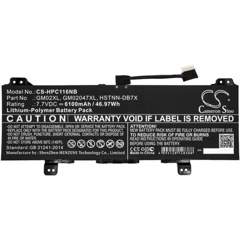 NX - Batterie ordinateur portable 7.7V 6100mAh - 917679-241917679-271917679-2C