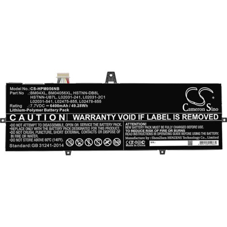NX - Batterie ordinateur portable 7.7V 6400mAh - BM04056XLBM04XLHSTNN-DB8LHST