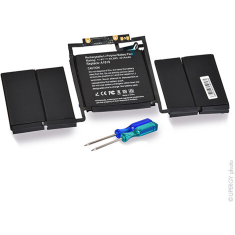 NX - Batterie ordinateur portable compatible Apple 11.4V 4314mAh - A1819