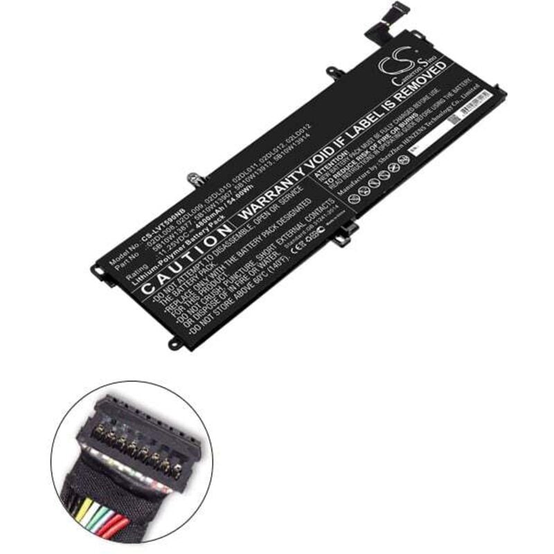 NX - Batterie ordinateur portable compatible Lenovo 11.25V 4800mAh - 02DL008