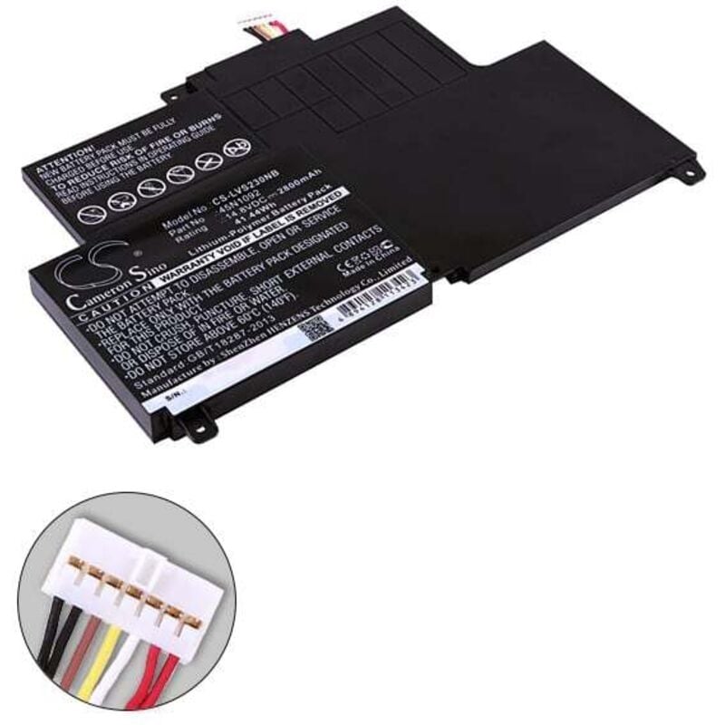 NX - Batterie ordinateur portable compatible Lenovo 14.8V 2800mAh - 45N1095