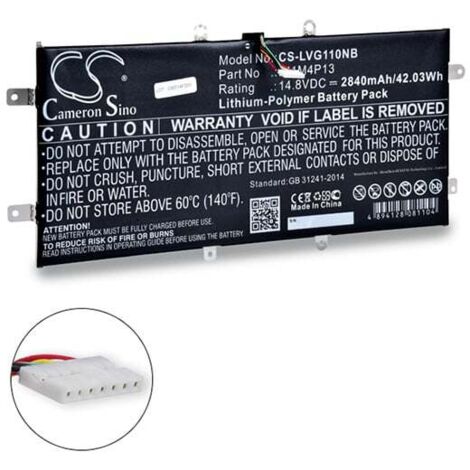 NX - Batterie ordinateur portable compatible Lenovo L11M4P13 14.8V 2840mAh - L11