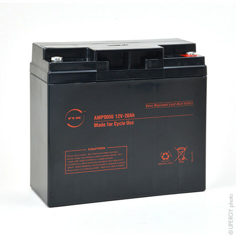 NX - Batterie plomb AGM NX 20-12 Cyclic 12V 20Ah M5-F