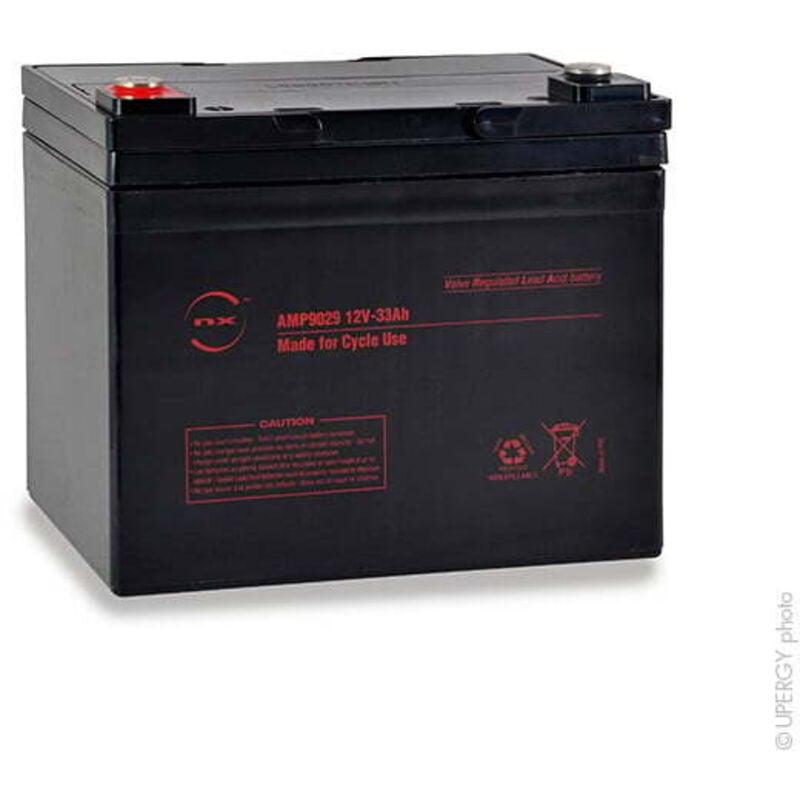 NX - Batterie plomb AGM NX 33-12 Cyclic 12V 33Ah M6-F