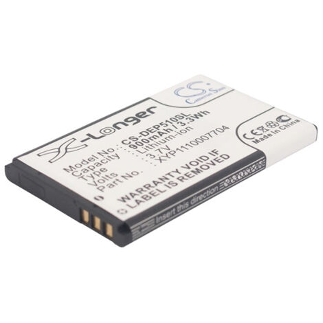 NX – Batterie téléphone Doro 3.7V 900mAh – Lithium ion polymère – Dimensions 53x34x4.3mm – Poids 17g - DFC-0030DBC-800DDBC-8