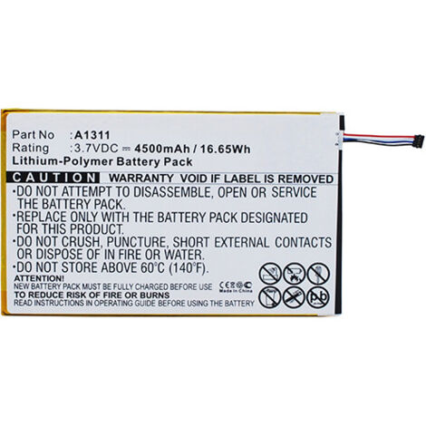 NX - Batterie tablette 3.7V 4500mAh - A1311KT.0010M.004