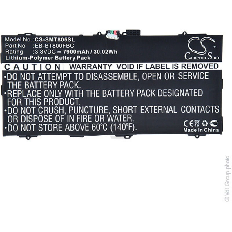 NX - Batterie tablette 3.8V 7900mAh - EB-BT800FBCEB-BT800FBEEB-BT800FBU