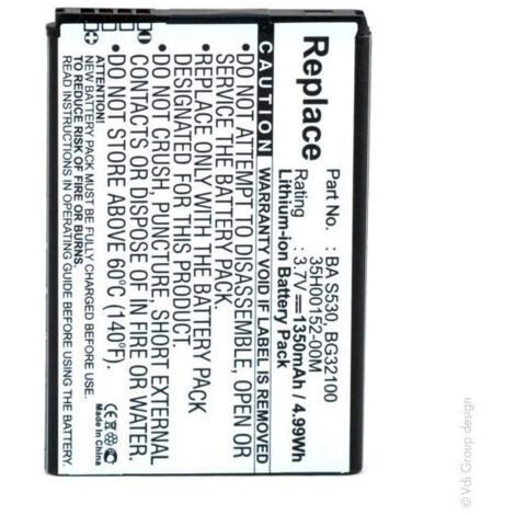 NX - Batterie téléphone, smartphone, GSM 3.7V 1350mAh - 35H00152-00M35H00159-00MBA S530BA S590BAS53