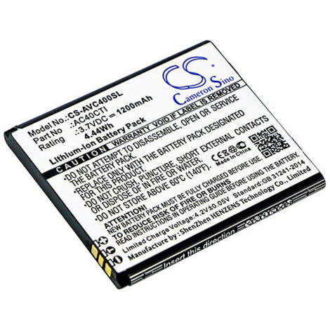 NX - Batterie téléphone, smartphone, GSM pour Archos 40C Titanium 3.7V 1200mAh - AC40CTI