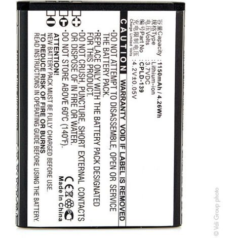 NX - Batterie téléphone, smartphone, GSM pour Coolpad 3.7V 1150mAh - CPLD139CPLD-139