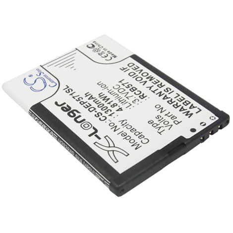 NX - Batterie téléphone, smartphone, GSM pour Doro / Brondi 3.7V 1300mAh - BL6203HZTBL-