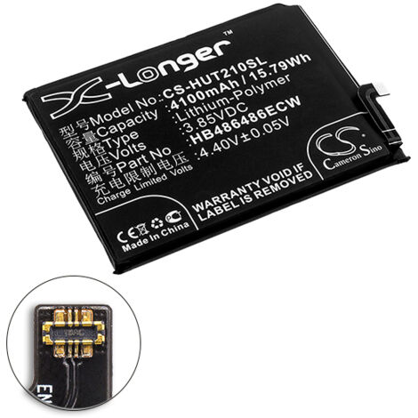 NX - Batterie téléphone, smartphone, GSM pour Huawei 3.85V 4100mAh - HB486486ECW
