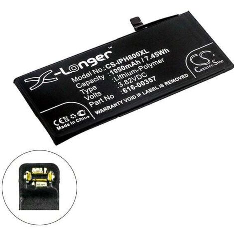 NX - Batterie téléphone, smartphone, GSM pour iPhone 8 3.82V 1950mAh - 616-00357616-003
