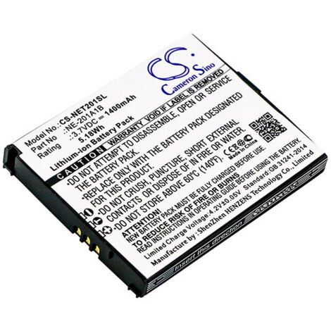 NX - Batterie téléphone, smartphone, GSM pour Nec 3.7V 1400mAh - NE-201A1B