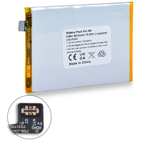 NX - Batterie téléphone, smartphone, GSM pour Oppo A9 3.88V 3910mAh - BLP709