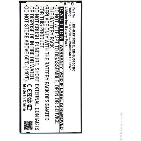 NX - Batterie téléphone, smartphone, GSM pour Samsung 3.85V 2500mAh - EB-BJ510CBCEB-BJ5