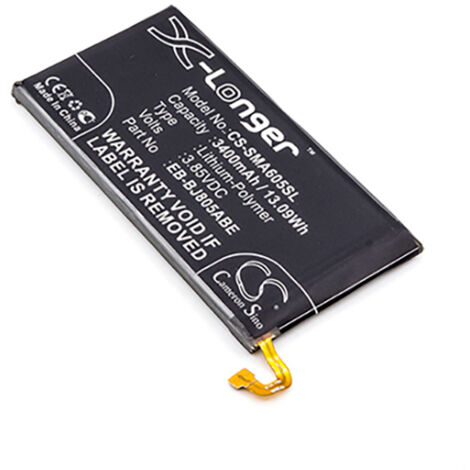 NX - Batterie téléphone, smartphone, GSM pour Samsung Galaxy A6 Plus 3.85V 3400mAh - EB-