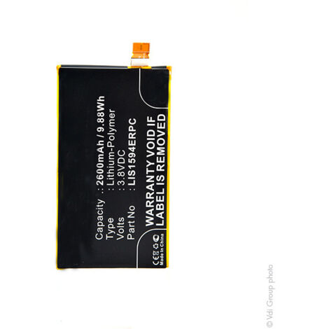 NX - Batterie téléphone, smartphone, GSM pour Sony 3.8V 2600mAh - 1293-871512938715LIS