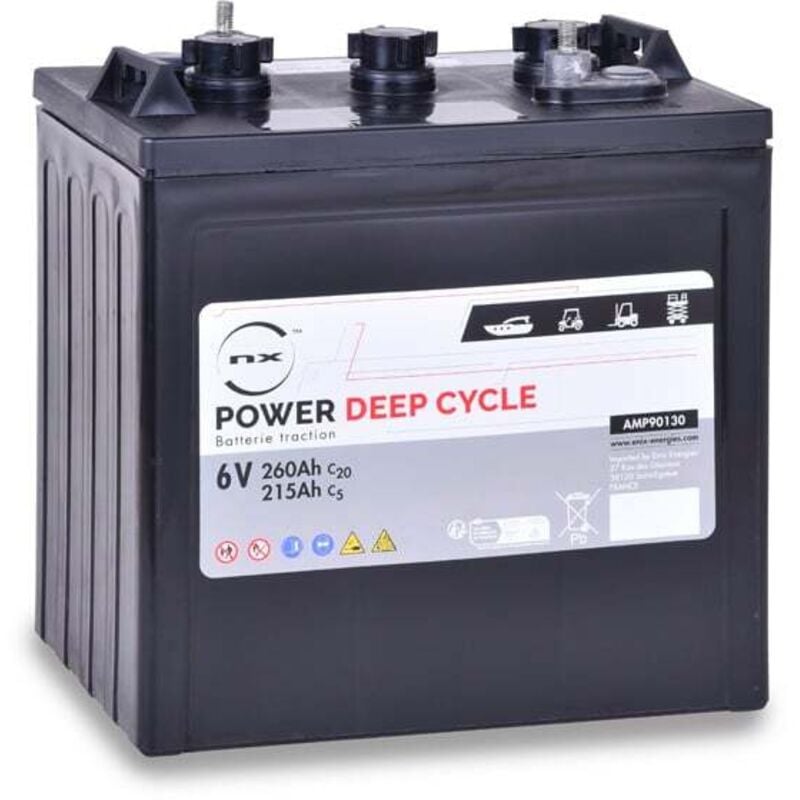 NX - Batterie traction Power Deep Cycle 6V 260Ah ehpt