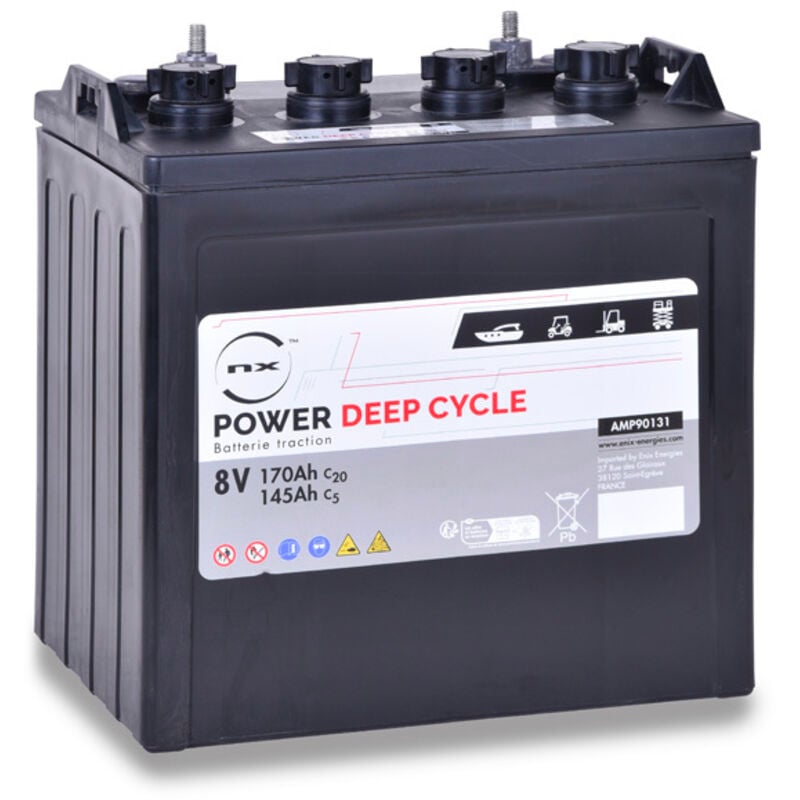 NX - Batterie traction Power Deep Cycle 8V 170Ah ehpt