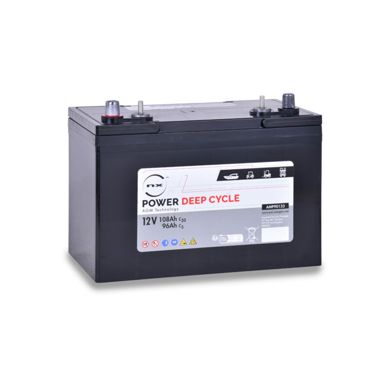 NX - Batterie traction Power Deep Cycle agm 12V 108Ah