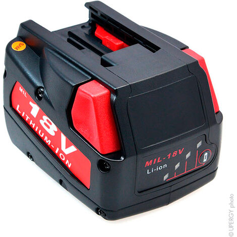 NX - Batterie visseuse, perceuse, perforateur, ... compatible Millwaukee 18V 2Ah - 0824-24
