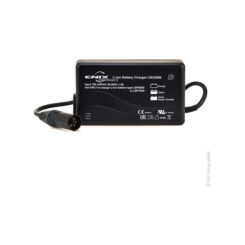 

NX - Cargador Litio-Ion 4 celdas 16.4V/3.5A 110-230V LBC6000