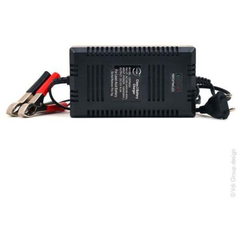 NX - Chargeur plomb NX 12V/6A 110-230V - pinces crocodiles (Intelligent)