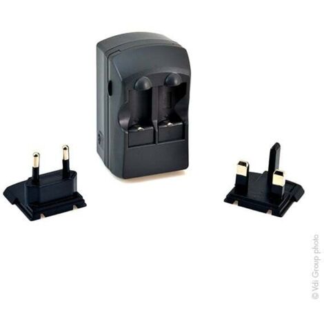 NX - Chargeur pour 2 batteries CR123A (prise EU+UK)
