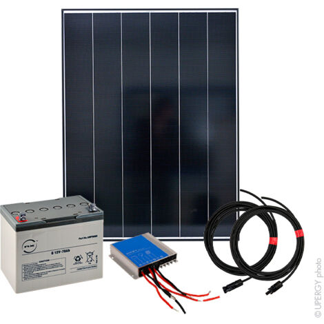 NX - Kit Solaire Autonome M 12V 150Wc (250Wh/jour en moyenne)