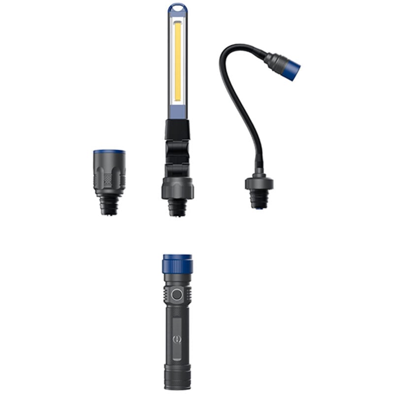 NX - Lampe de travail et torche multifonction led 380 lumens rechargeable